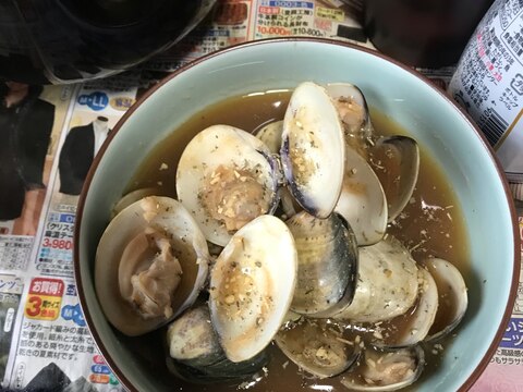 アサリの酢酒蒸し